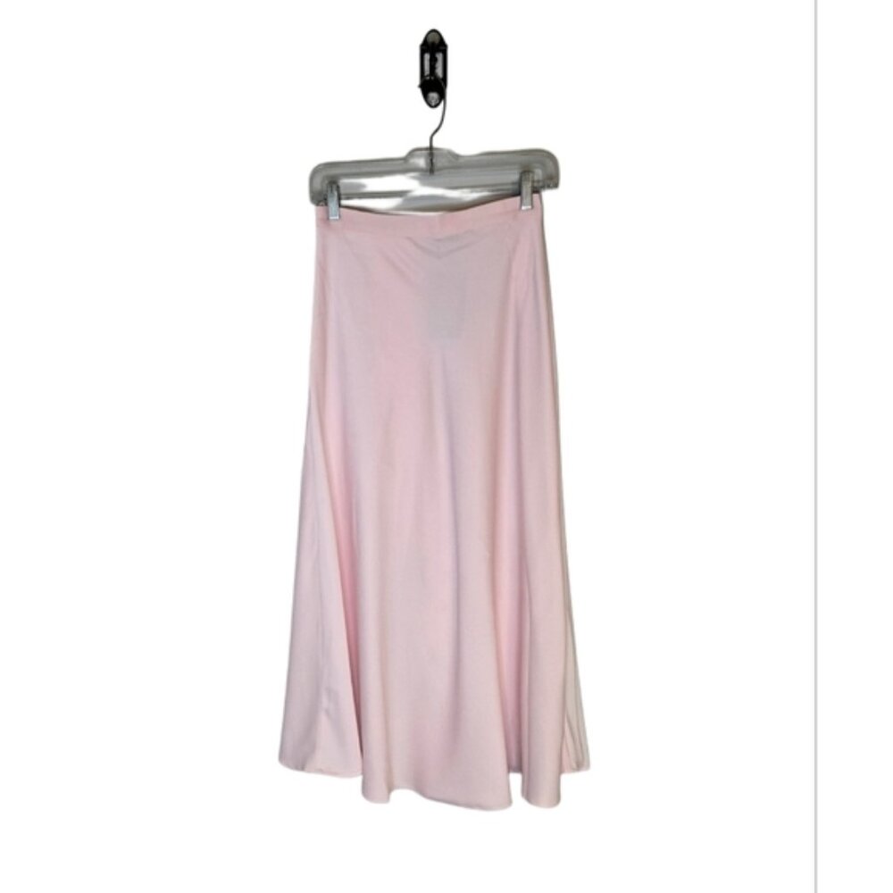 NWT H & M Pedal Pink Flowy Spring Summer Soft Girl Size 10 Skirt Feminine